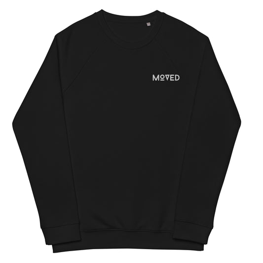 MOVED Unisex organic raglan sweatshirt